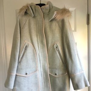 JCrew Summit parka in Italian stadium-cloth wool